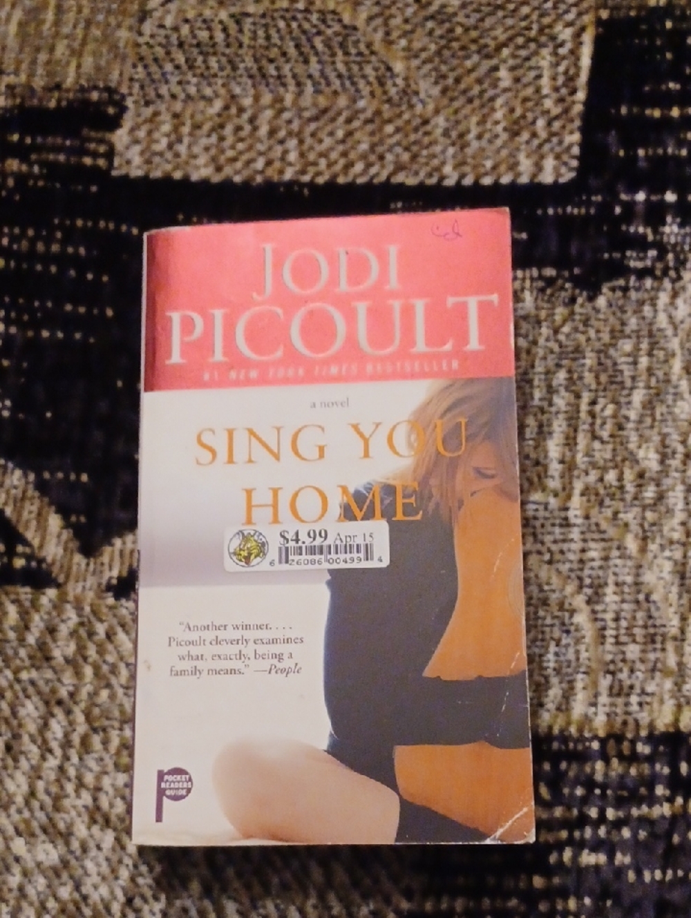 $4 Add-on "Sing You Home" by Jodi Picoult — Paperback Novel